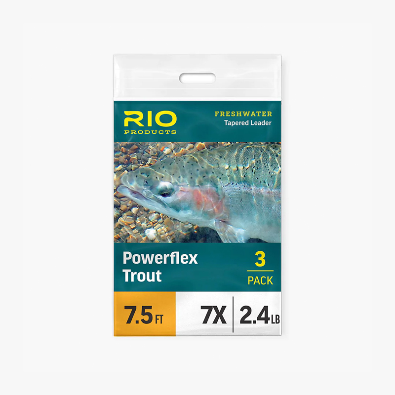 RIO Powerflex Trout Tapered Leaders - 3 Pack